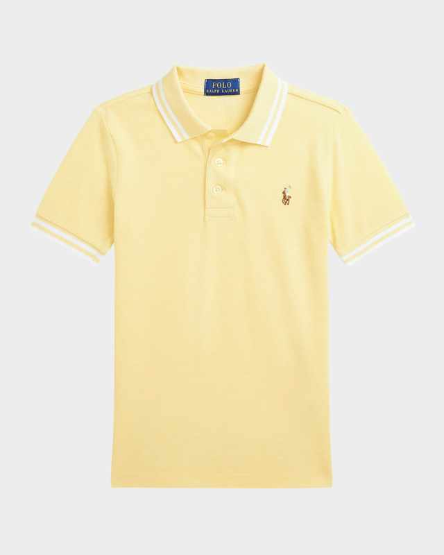 Boy's Oxford Mesh Polo Shirt, Size 2-7